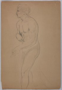 Study for "Tribute Money", July 1852 by Daniel Huntington