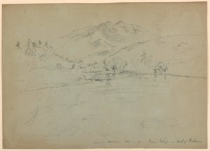Mount Washington, Mount Madison and Mount Adams from Bridge, North of Gorham, New Hampshire by Daniel Huntington