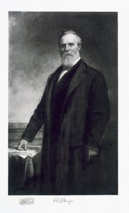 Rutherford B. Hayes, 19th President of the United States of America, pub. 1901 by Daniel Huntington