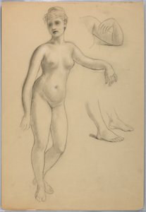 Standing Female Nude by Daniel Huntington