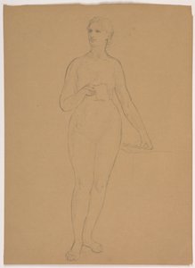 Standing Female Nude by Daniel Huntington