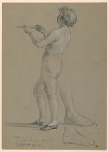 Study of Boy Holding a Salver for 