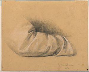 Study of Sleeve for "Sacred Lesson"