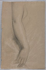 Study of an Arm for Portrait of Mrs. Rutherford B. Hayes