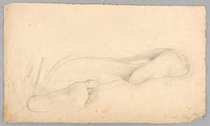 Study of the Feet of a Reclining Woman