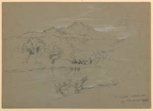 View of Mount Mansfield from Cambridge, Vermont