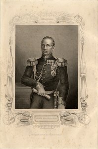 Portrait of Prince Mikhail Dmitrievich Gorchakov 1795-1861, 1856 by Daniel John Pound