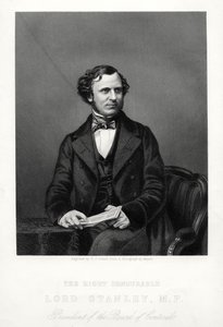 The Right Honourable Edward Henry Stanley, 15th Earl of Derby, British Statesman