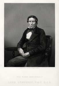 The Right Honourable John Singleton Copley, Lord Chancellor and Politician, c1880 by Daniel John Pound