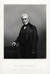 Thomas Babington Macaulay, British poet, historian and Whig politician, c1880