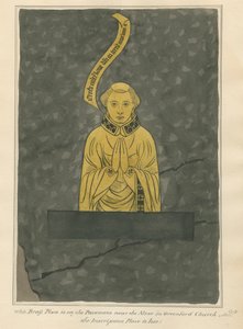 Brass Plate, Unidentified from Greenford Church by Daniel Lysons