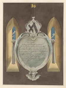 Memorial to Susannah Kidwell from Norwood Church by Daniel Lysons