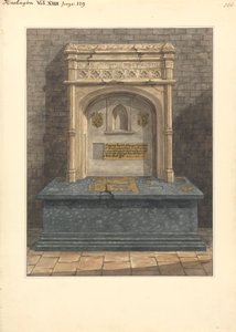 Tomb of Gregory Lovell and his Wife Anne, Harlington Church by Daniel Lysons
