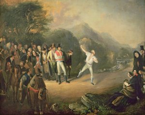 Bowling Match at Castlemary, Cloyne by Daniel MacDonald
