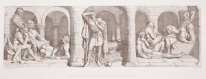 Harold and the Saxons Confined in the Castle of Beaurain by Daniel Maclise