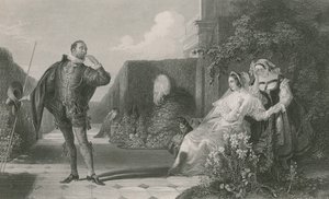 Malvolio, Twelfth Night by Daniel Maclise