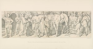 Meanwhile, Tostig and Harold Hardrada are victorious and receive the submission of the City of York by Daniel Maclise