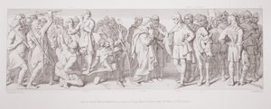 Morcar, elected Earl of Northumbria, in place of Tostig, Harold mediates with the Nuncois of the election