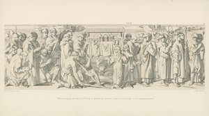 William, Displays the Relics of St. Valery, to Allay the Discontent of a Portion of his Troops at the Proposed Invasion by Daniel Maclise