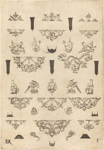 Eleven Different Studs and Twenty-Three Ornaments by Daniel Mignot