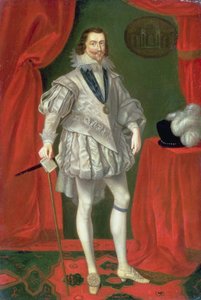 Portrait of George Villiers, 1st Duke of Buckingham by Daniel Mytens