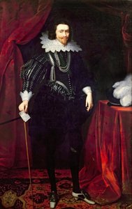 Portrait of George Villiers, 1st Duke of Buckingham by Daniel Mytens