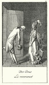 The Greeting by Daniel Nikolaus (after) Chodowiecki