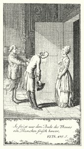 Thus, a Fresh Flower Emerges from the Bath of the Thau by Daniel Nikolaus (after) Chodowiecki