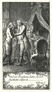 And We Have Cruelly Kept You from the Deathbed by Daniel Nikolaus Chodowiecki