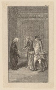 Recruited Staupius Grants the Major Release for a Ransom by Daniel Nikolaus Chodowiecki