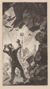 Bieresel. Saxon Folktale by Daniel Nikolaus Chodowiecki