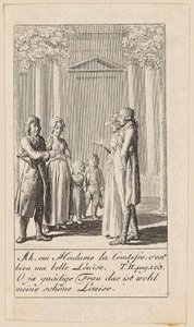 Plate 11 for "Karoline von Lichtfield" by Daniel Nikolaus Chodowiecki