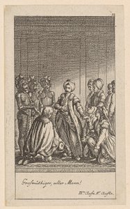 Plate 12 of the Series "Adelheid von Veltheim" by Daniel Nikolaus Chodowiecki