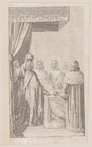 Plate 1 for "Prussian-Brandenburg State History", Part Two by Daniel Nikolaus Chodowiecki