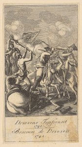 Sheet 2 of the "Brandenburg War Scenes" by Daniel Nikolaus Chodowiecki