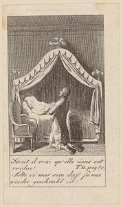 Sheet 7 to "Karoline von Lichtfield" by Daniel Nikolaus Chodowiecki