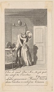 Plate 9 for "Karoline von Lichfield" by Daniel Nikolaus Chodowiecki