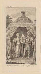 Sheet for “Charlemagne and the Twelve Peers of France” by Daniel Nikolaus Chodowiecki