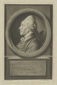 Christoph Friedrich Nicolai 1733-1811, 1780