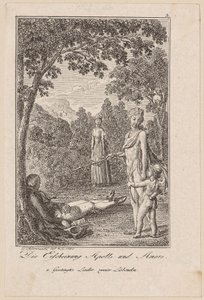 Appearance of Apollo and Amor by Daniel Nikolaus Chodowiecki
