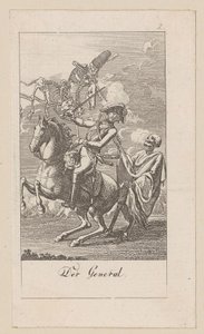General, Plate 2 from the series "The Dance of Death" by Daniel Nikolaus Chodowiecki