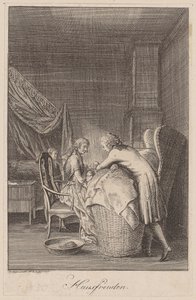 Domestic Joys [First Education] by Daniel Nikolaus Chodowiecki