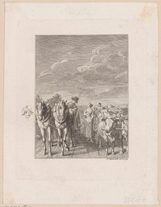 Hermann Has Caught Up with the Exiles by Daniel Nikolaus Chodowiecki
