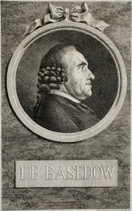 Johann Bernhard Basedow, 1773 by Daniel Nikolaus Chodowiecki