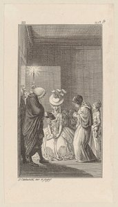 Lady Vincent at Lady Brunk, Whitefield and a Clergyman Enter