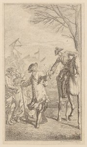 Song of the Brave Man, Plate 2 from the First Edition of "Poems by Gottfried August Bürger"