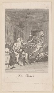 Mother, sheet 1 of the series “The Dance of Death” by Daniel Nikolaus Chodowiecki