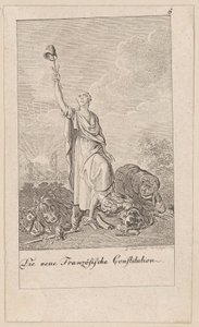 New French Constitution, Sheet 6 of the Series "Six Great Events of the Penultimate Decade" by Daniel Nikolaus Chodowiecki