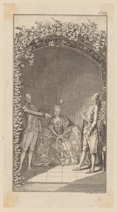 Colonel Insults Mr. von Säugling by Daniel Nikolaus Chodowiecki