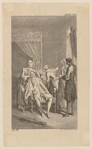 Fainting Durour in the House of His Former Lover Miss Dellon, Plate 14 from 